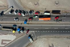 Paro de camioneros golpea abastecimiento de supermercados: Un 20% tiene problemas de reposición Paro de camioneros golpea abastecimiento de supermercados: Un 20% tiene problemas de reposición