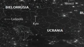 La impactante imagen satelital que muestra la dimensión de los apagones en Ucrania La impactante imagen satelital que muestra la dimensión de los apagones en Ucrania