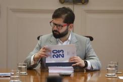 Presidente Boric tras fallo de La Haya: "Chile fue por certeza jurídica a la Corte y la obtuvo" Presidente Boric tras fallo de La Haya: "Chile fue por certeza jurídica a la Corte y la obtuvo"