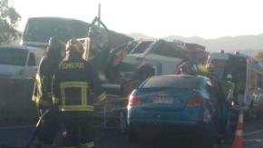 Un muerto y cinco lesionados tras grave accidente en Ruta 68 Un muerto y cinco lesionados tras grave accidente en Ruta 68
