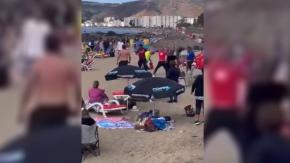 VIDEO: Bañistas protagonizaron violenta pelea con salvavidas en playa de Papudo VIDEO: Bañistas protagonizaron violenta pelea con salvavidas en playa de Papudo