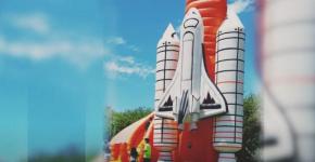 [VIDEO] Seis niños heridos por accidente en juego inflable: Uno de ellos está en estado grave