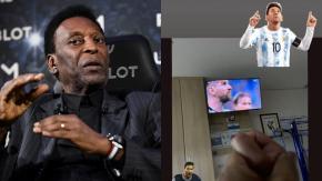 Celebró triunfo de Argentina: Pelé vibra con Messi desde el hospital donde está internado Celebró triunfo de Argentina: Pelé vibra con Messi desde el hospital donde está internado