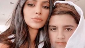 Kim Kardashian festeja cumpleaños de su sobrino Mason Disick luciendo su estatura Kim Kardashian festeja cumpleaños de su sobrino Mason Disick luciendo su estatura