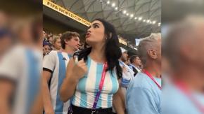 Lali fue acosada por un hombre segundos antes del título mundial de Argentina en Catar Lali fue acosada por un hombre segundos antes del título mundial de Argentina en Catar