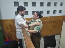 Presidente Boric visitó a personal médico y de Carabineros durante noche de Navidad Presidente Boric visitó a personal médico y de Carabineros durante noche de Navidad