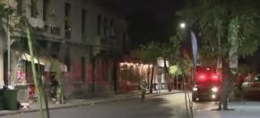 Balacera en plena vía pública en Santiago Centro deja un muerto y un lesionado