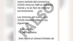 Minsal desmiente cadena de WhatsApp con información sobre la variante XBB de Ómicron Minsal desmiente cadena de WhatsApp con información sobre la variante XBB de Ómicron