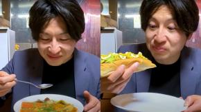 Japonés se deleita probando la cazuela, completos y empanadas: Sueña con conocer Chile Japonés se deleita probando la cazuela, completos y empanadas: Sueña con conocer Chile