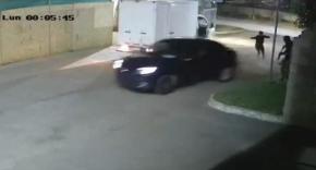 [VIDEO] Le dispararon, pero huyó: Guardia de seguridad frustró violento robo a bodegas en Quilicura