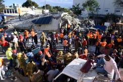 Colapsa edificio en República Dominicana, rescatan a cinco atrapados entre escombros Colapsa edificio en República Dominicana, rescatan a cinco atrapados entre escombros