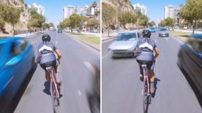 "Irresponsable": Captan a ciclista circulando contra el tránsito a gran velocidad en Viña del Mar "Irresponsable": Captan a ciclista circulando contra el tránsito a gran velocidad en Viña del Mar