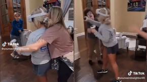 Abuela probó por primera vez un juego de realidad virtual: terminó golpeando a nieto en pleno rostro Abuela probó por primera vez un juego de realidad virtual: terminó golpeando a nieto en pleno rostro