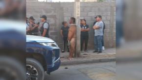 Detención ciudadana en Alto Hospicio dejó a presunto ladrón desnudo en la calle Detención ciudadana en Alto Hospicio dejó a presunto ladrón desnudo en la calle