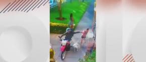 Mujer fue víctima del robo de su celular por parte de un motochorro en San Miguel Mujer fue víctima del robo de su celular por parte de un motochorro en San Miguel