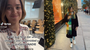 Joven española acude a dar charla a una universidad y nadie se presenta Joven española acude a dar charla a una universidad y nadie se presenta