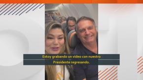 [VIDEO] Bolsonaro regresó a Brasil bajo la lupa de la justicia: Estuvo tres meses en EE.UU.