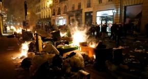 Protestas en París culminan con más de 200 detenciones Protestas en París culminan con más de 200 detenciones