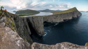 La ilusión óptica de Sørvágsvatn, el lago que parece flotar sobre el mar