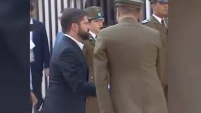 Presidente Gabriel Boric asiste a responso fúnebre de cabo Palma Presidente Gabriel Boric asiste a responso fúnebre de cabo Palma