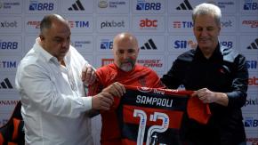 "Que jueguen los mejores": Jorge Sampaoli es presentado oficialmente como nuevo entrenador del Flamengo "Que jueguen los mejores": Jorge Sampaoli es presentado oficialmente como nuevo entrenador del Flamengo