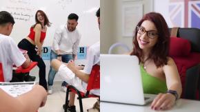 [VIDEO] Profesora de inglés causa furor en redes sociales por bailes con alumnos