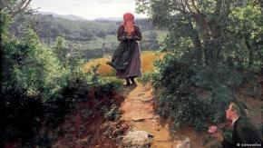 Desconcierto en Internet por mujer que parece sostener un iPhone en un cuadro de 1860 Desconcierto en Internet por mujer que parece sostener un iPhone en un cuadro de 1860
