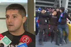 Gendarme detenido en clásico universitario queda libre y acusa inocencia Gendarme detenido en clásico universitario queda libre y acusa inocencia