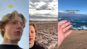 "Quien me diga que no es hermoso...": Turista queda maravillado con los paisajes de Chile y se hace viral