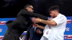 "Te voy a romper la cara": Bad Bunny y Damian Priest casi "se van a las manos" en previa a su pelea en la WWE "Te voy a romper la cara": Bad Bunny y Damian Priest casi "se van a las manos" en previa a su pelea en la WWE