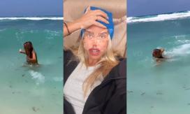 Cote López relató terrible encuentro con tiburón durante sus vacaciones: compartió momento exacto de su escape Cote López relató terrible encuentro con tiburón durante sus vacaciones: compartió momento exacto de su escape