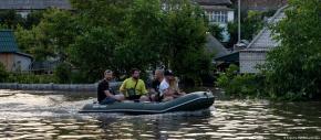 Ucrania: más de 600 km2 inundados tras destrucción de presa Ucrania: más de 600 km2 inundados tras destrucción de presa
