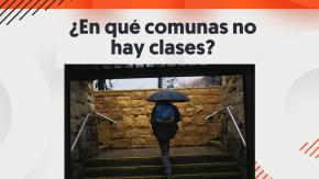 Lluvias: ¿Qué comunas han suspendido las clases? Lluvias: ¿Qué comunas han suspendido las clases?