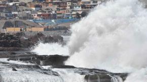 Emiten aviso de marejadas anormales en toda la costa del país Emiten aviso de marejadas anormales en toda la costa del país