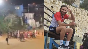 Partido de fútbol en Valparaíso termina con balacera: Ben Brereton visitó la cancha por su documental Partido de fútbol en Valparaíso termina con balacera: Ben Brereton visitó la cancha por su documental