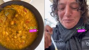 Tiktoker de EE.UU alucina al probar los porotos granados: “Mi primer 10 de 10”