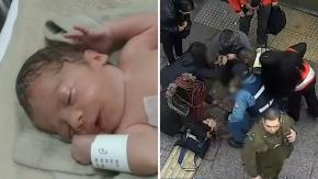 Guagua nació en estación del Metro de Santiago: Madre iba camino al Hospital Guagua nació en estación del Metro de Santiago: Madre iba camino al Hospital