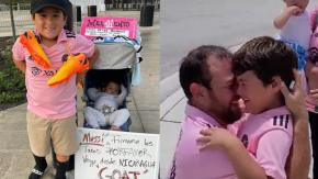 "Te dije que te lo iba a conseguir": Papá emociona a su hijo cumpliéndole sueño con Lionel Messi "Te dije que te lo iba a conseguir": Papá emociona a su hijo cumpliéndole sueño con Lionel Messi