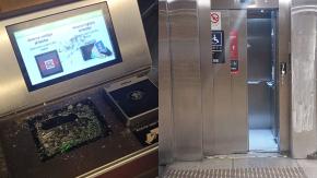FOTOS | Metro de Santiago denuncia destrozos en estación República FOTOS | Metro de Santiago denuncia destrozos en estación República