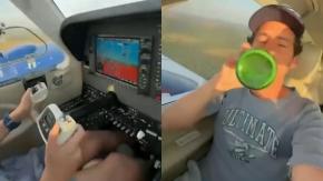 Hombre se grabó tomando cerveza mientras dejó pilotear avioneta a su hijo: Ambos murieron tras estrellarse Hombre se grabó tomando cerveza mientras dejó pilotear avioneta a su hijo: Ambos murieron tras estrellarse
