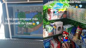 Vende hasta sandalias: Uber con almacén y videojuegos a bordo es sensación en Valparaíso Vende hasta sandalias: Uber con almacén y videojuegos a bordo es sensación en Valparaíso