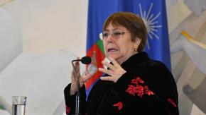 Bachelet pide avanzar en reforma de pensiones: “El foco no pueden ser solo las AFP y sus intereses económicos” Bachelet pide avanzar en reforma de pensiones: “El foco no pueden ser solo las AFP y sus intereses económicos”