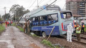 Choque de BioTren en San Pedro de la Paz: Bus involucrado tenía la revisión técnica vencida Choque de BioTren en San Pedro de la Paz: Bus involucrado tenía la revisión técnica vencida