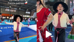 Niño coreano causa furor al bailar "La Mazamorra" en celebración de Fiestas Patrias de su colegio Niño coreano causa furor al bailar "La Mazamorra" en celebración de Fiestas Patrias de su colegio