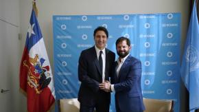 Presidente Boric se reunió con su par de Canadá: “Es bueno saber que contamos con un aliado” Presidente Boric se reunió con su par de Canadá: “Es bueno saber que contamos con un aliado”