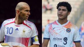 Zinedine Sidane, el joven futbolista mexicano que debutó y se hizo viral por su nombre Zinedine Sidane, el joven futbolista mexicano que debutó y se hizo viral por su nombre