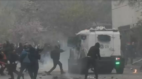 A 50 años del Golpe de Estado: Destrozos tras recorrido de romería al cementerio general