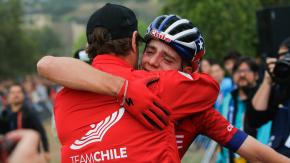 La emoción de Martín Vidaurre al darle la primera medalla a Chile en Santiago 2023 La emoción de Martín Vidaurre al darle la primera medalla a Chile en Santiago 2023