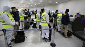 Servicio Nacional de Migraciones por fallido traslado a Venezuela: "Serán expulsados por vías comerciales" Servicio Nacional de Migraciones por fallido traslado a Venezuela: "Serán expulsados por vías comerciales"
