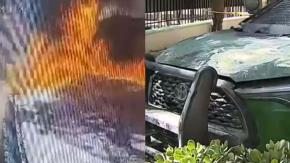 Cuatro personas son detenidas por ataque con bomba molotov a patrulla de Carabineros: Auto terminó incendiado Cuatro personas son detenidas por ataque con bomba molotov a patrulla de Carabineros: Auto terminó incendiado